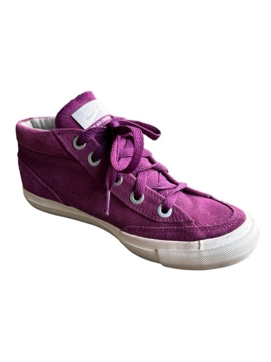 Nike Shoes - Nike Go Chukka Sneakers Shoes Magenta Purple Suede Mid Top Active Womens 5.5